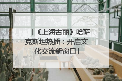 《上海古丽》哈萨克斯坦热播：开启文化交流新窗口
