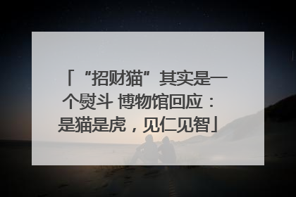 “招财猫”其实是一个熨斗 博物馆回应：是猫是虎，见仁见智