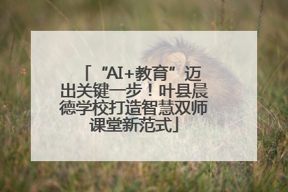 “AI+教育”迈出关键一步！叶县晨德学校打造智慧双师课堂新范式