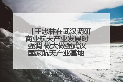 王忠林在武汉调研商业航天产业发展时强调 做大做强武汉国家航天产业基地 打造具有全国影响力的“中国星谷”