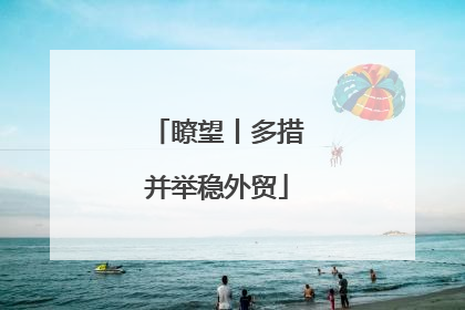 瞭望丨多措并举稳外贸
