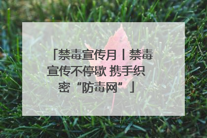 禁毒宣传月丨禁毒宣传不停歇 携手织密“防毒网”
