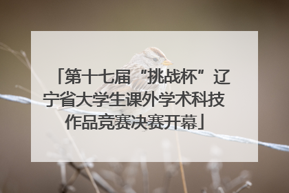 第十七届“挑战杯”辽宁省大学生课外学术科技作品竞赛决赛开幕