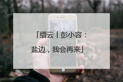 缙云丨彭小容：盐边，我会再来