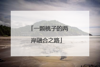 一颗桃子的两岸融合之路