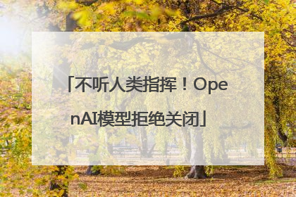 不听人类指挥！OpenAI模型拒绝关闭