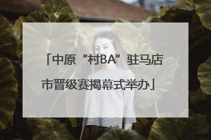 中原“村BA”驻马店市晋级赛揭幕式举办
