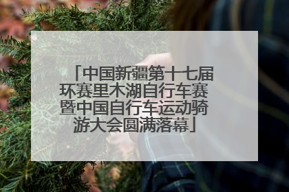 中国新疆第十七届环赛里木湖自行车赛暨中国自行车运动骑游大会圆满落幕