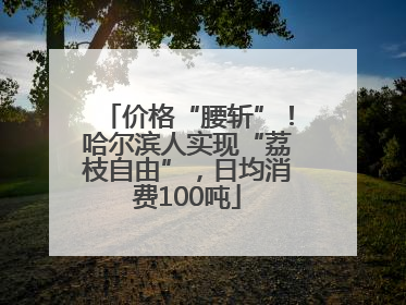 价格“腰斩”！哈尔滨人实现“荔枝自由”，日均消费100吨