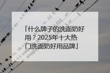 什么牌子的洗面奶好用？2025年十大热门洗面奶好用品牌