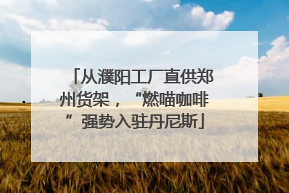 从濮阳工厂直供郑州货架，“燃喵咖啡”强势入驻丹尼斯