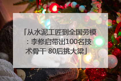从水泥工匠到全国劳模：李修启带出100名技术骨干 80后挑大梁