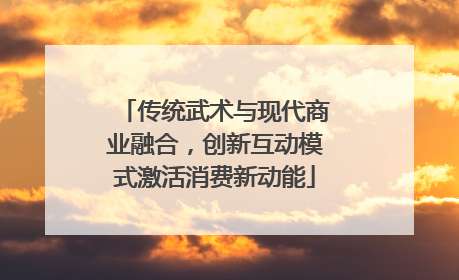 传统武术与现代商业融合，创新互动模式激活消费新动能