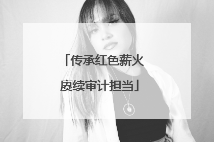 传承红色薪火 赓续审计担当