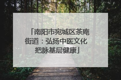 南阳市宛城区茶庵街道：弘扬中医文化 把脉基层健康