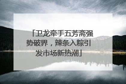 卫龙牵手五芳斋强势破界，辣条入粽引发市场新热潮
