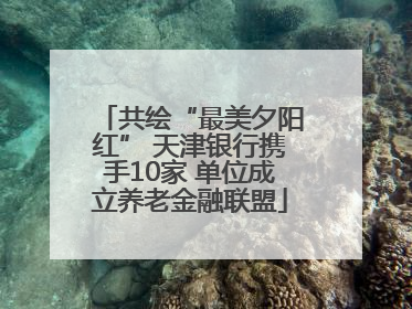 共绘“最美夕阳红” 天津银行携手10家 单位成立养老金融联盟