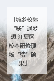 城乡校际“联”通梦想 江夏区校本研修现场“结”硕果