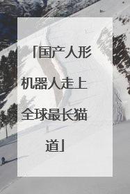 国产人形机器人走上全球最长猫道
