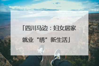 四川马边：妇女居家就业“绣”新生活