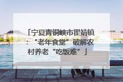 宁夏青铜峡市瞿靖镇：“老年食堂”破解农村养老“吃饭难”