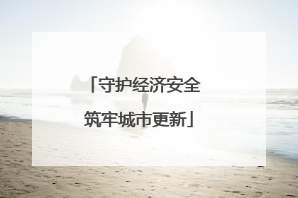 守护经济安全 筑牢城市更新