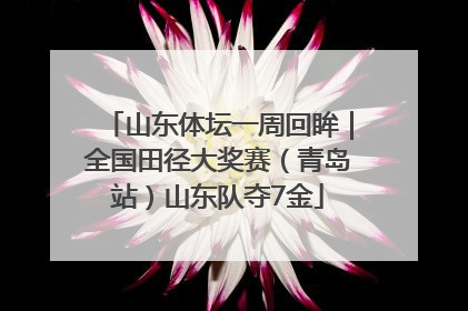 山东体坛一周回眸｜全国田径大奖赛（青岛站）山东队夺7金