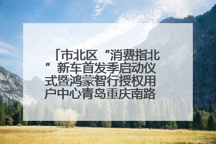 市北区“消费指北”新车首发季启动仪式暨鸿蒙智行授权用户中心青岛重庆南路开业盛典成功举办