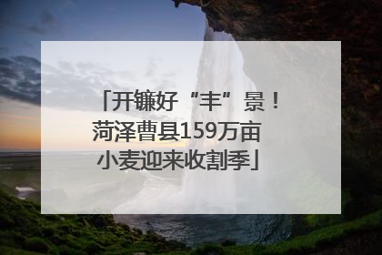 开镰好“丰”景！菏泽曹县159万亩小麦迎来收割季