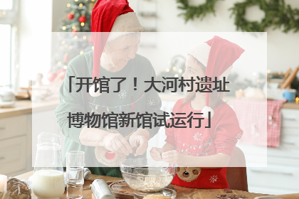 开馆了！大河村遗址博物馆新馆试运行