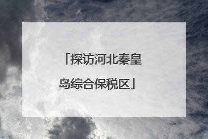 探访河北秦皇岛综合保税区