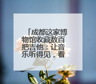 成都这家博物馆收藏数百把吉他：让音乐听得见，看得见