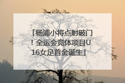 杨浦小将点射破门！全运会竞体项目U16女足首金诞生