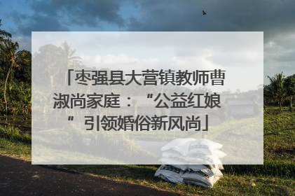 枣强县大营镇教师曹淑尚家庭：“公益红娘”引领婚俗新风尚
