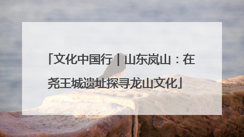 文化中国行｜山东岚山：在尧王城遗址探寻龙山文化