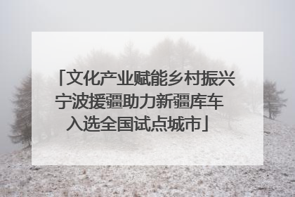 文化产业赋能乡村振兴 宁波援疆助力新疆库车入选全国试点城市