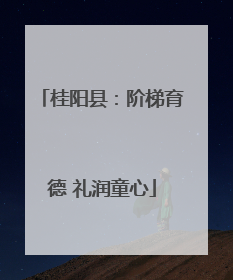 桂阳县：阶梯育德 礼润童心