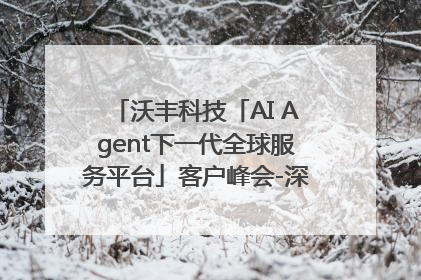 沃丰科技「AI Agent下一代全球服务平台」客户峰会-深圳站圆满落幕！