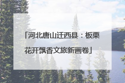 河北唐山迁西县：板栗花开飘香文旅新画卷