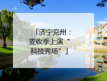 济宁兖州：麦收季上演“科技秀场”