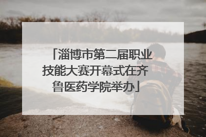 淄博市第二届职业技能大赛开幕式在齐鲁医药学院举办