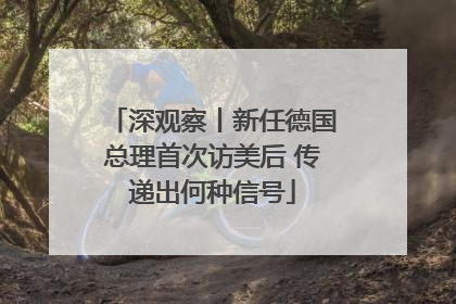 深观察丨新任德国总理首次访美后 传递出何种信号