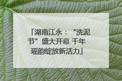 湖南江永：“洗泥节”盛大开幕 千年瑶韵绽放新活力