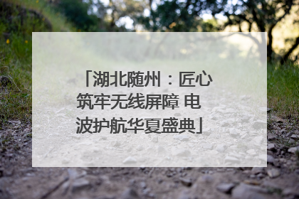 湖北随州：匠心筑牢无线屏障 电波护航华夏盛典