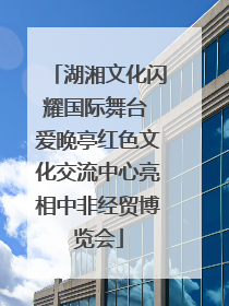 湖湘文化闪耀国际舞台 爱晚亭红色文化交流中心亮相中非经贸博览会