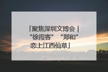聚焦深圳文博会｜“徐霞客”“郑和”恋上江西仙草