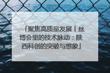 聚焦高质量发展丨丝博会里的技术脉动：陕西科创的突破与想象