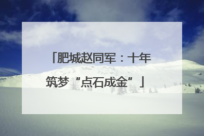 肥城赵同军：十年筑梦“点石成金”