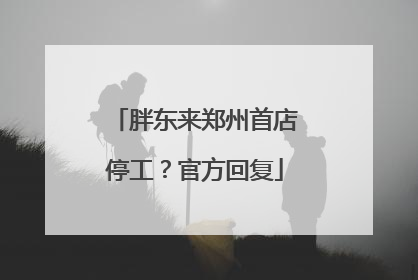 胖东来郑州首店停工？官方回复