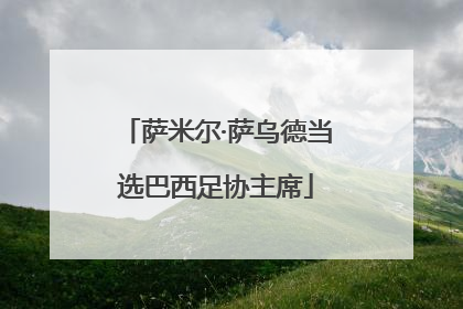 萨米尔·萨乌德当选巴西足协主席